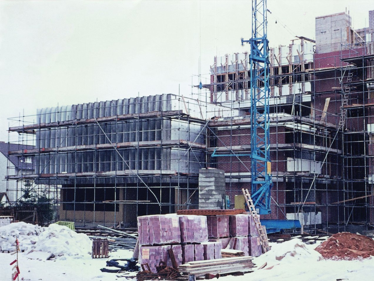 Bau des neuen Rathauses ab 1969 Bau des neuen Rathauses ab 1969