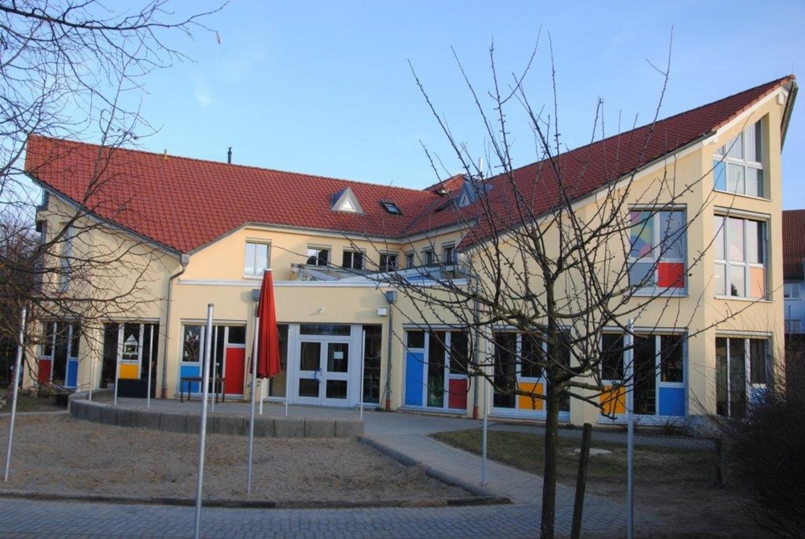 Auf der Darstellung ist das Kinderhaus Wirbelwind zu sehen.