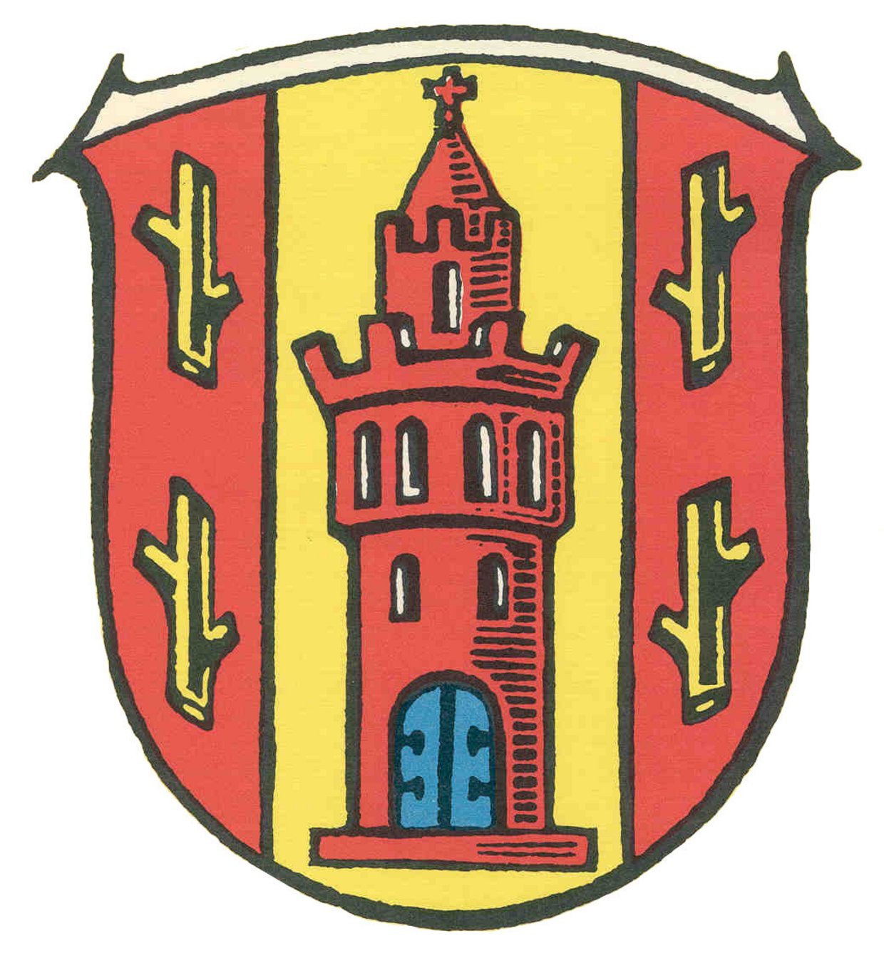 Das Bild zeigt das Wappen von Burgholzhausen.