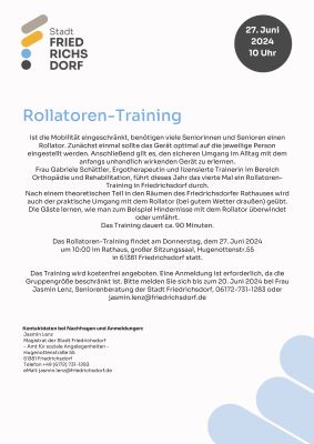 Rollatoren-Training Veranstaltungsflyer Download >>>