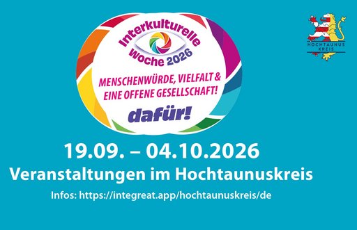Banner interkulturelle Wochen im Hochtaunuskreis