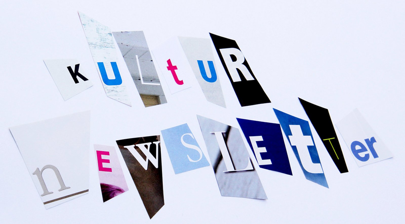 Auf der Darstellung ist das Wort Kulturnewsletter zu sehen.